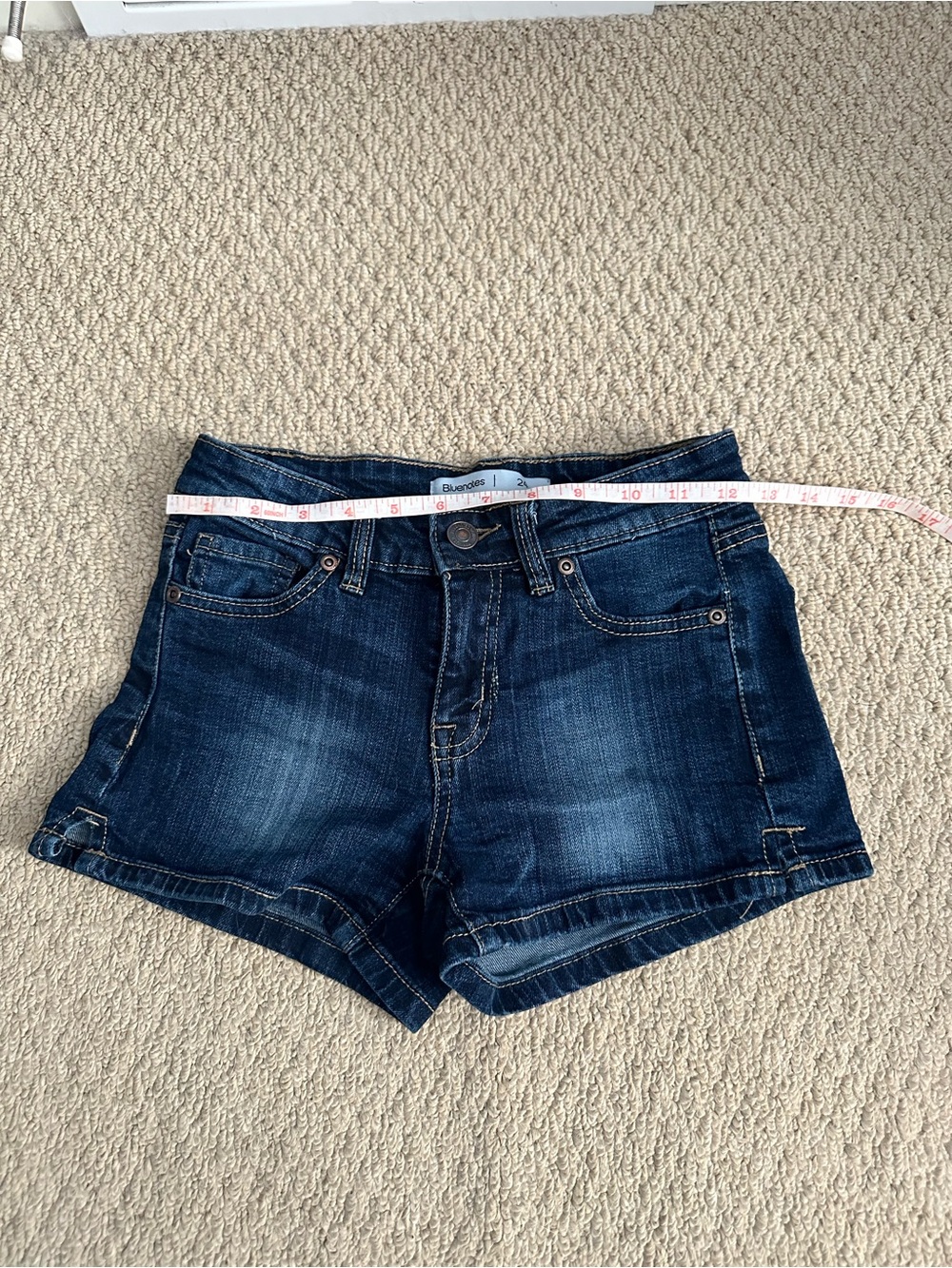 Bluenotes Dark Blue Denim Girls' Shorts